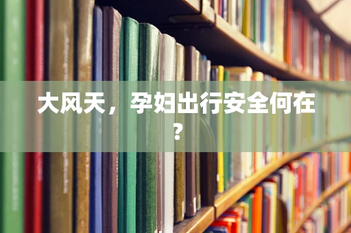 大风天，孕妇出行安全何在？