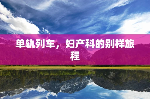 单轨列车，妇产科的别样旅程