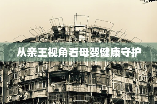 从亲王视角看母婴健康守护