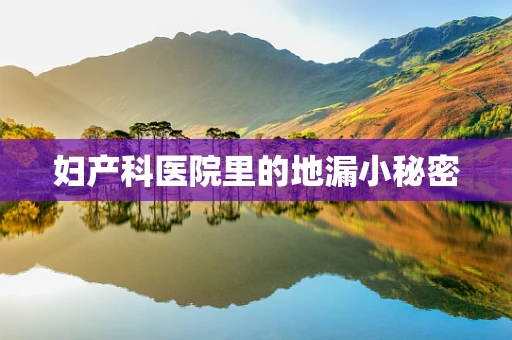 妇产科医院里的地漏小秘密