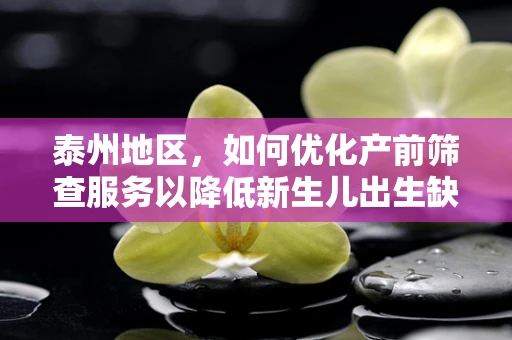 泰州地区，如何优化产前筛查服务以降低新生儿出生缺陷风险？