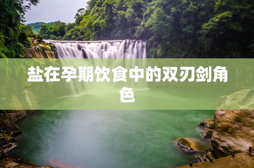 盐在孕期饮食中的双刃剑角色