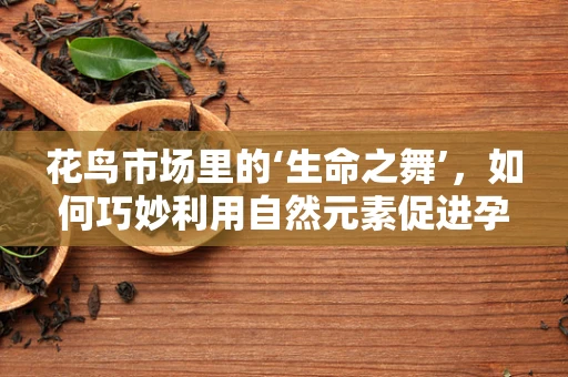 花鸟市场里的‘生命之舞’，如何巧妙利用自然元素促进孕妇心情与健康？
