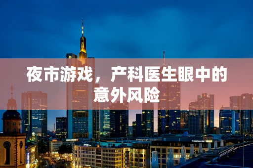 夜市游戏，产科医生眼中的意外风险
