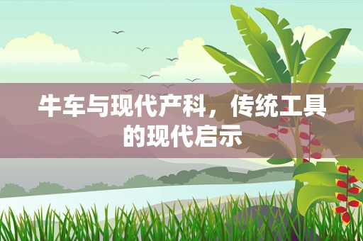 牛车与现代产科，传统工具的现代启示