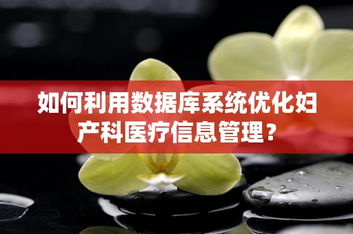 如何利用数据库系统优化妇产科医疗信息管理？