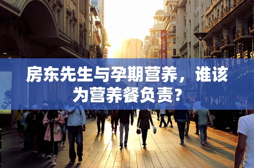 房东先生与孕期营养，谁该为营养餐负责？