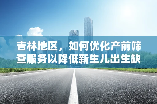 吉林地区，如何优化产前筛查服务以降低新生儿出生缺陷风险？