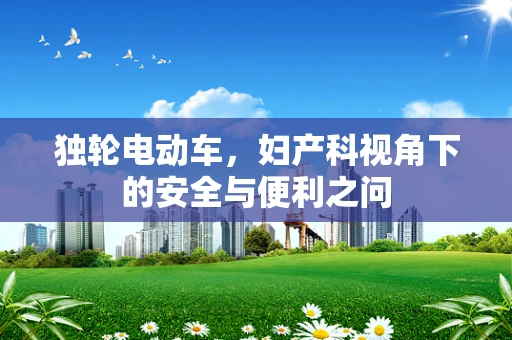 独轮电动车，妇产科视角下的安全与便利之问