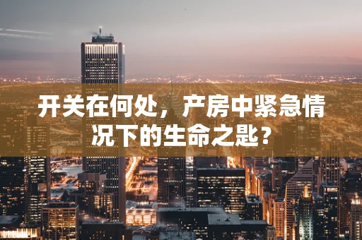 开关在何处，产房中紧急情况下的生命之匙？