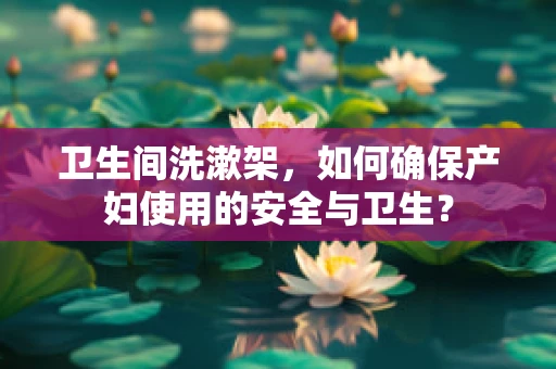 卫生间洗漱架，如何确保产妇使用的安全与卫生？