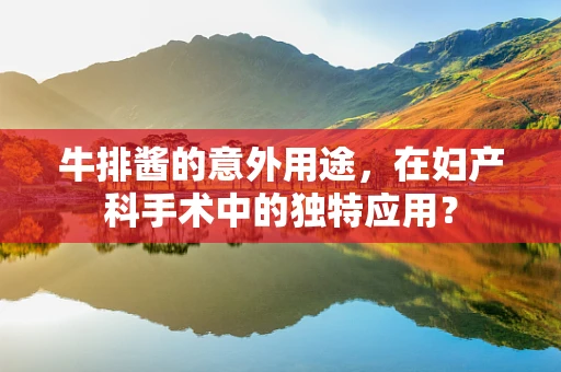 牛排酱的意外用途，在妇产科手术中的独特应用？
