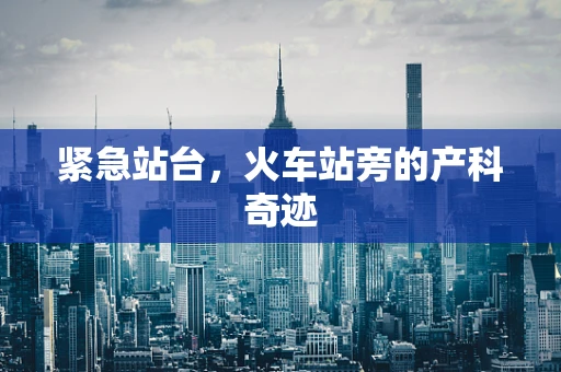 紧急站台，火车站旁的产科奇迹