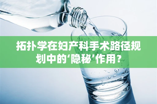 拓扑学在妇产科手术路径规划中的‘隐秘’作用？