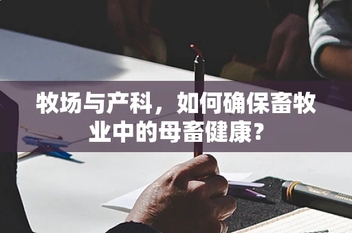 牧场与产科，如何确保畜牧业中的母畜健康？