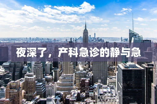 夜深了，产科急诊的静与急