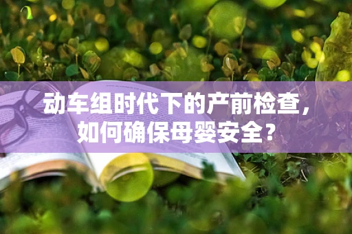 动车组时代下的产前检查，如何确保母婴安全？