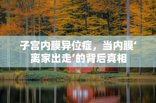 子宫内膜异位症，当内膜‘离家出走’的背后真相