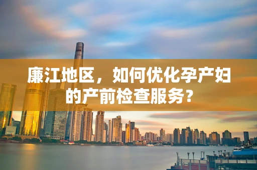 廉江地区，如何优化孕产妇的产前检查服务？