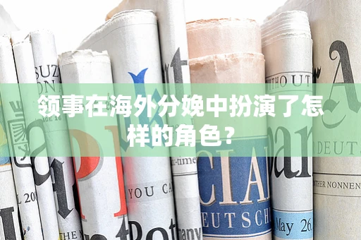 领事在海外分娩中扮演了怎样的角色？