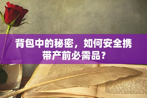 背包中的秘密，如何安全携带产前必需品？