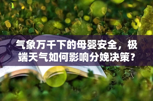 气象万千下的母婴安全，极端天气如何影响分娩决策？