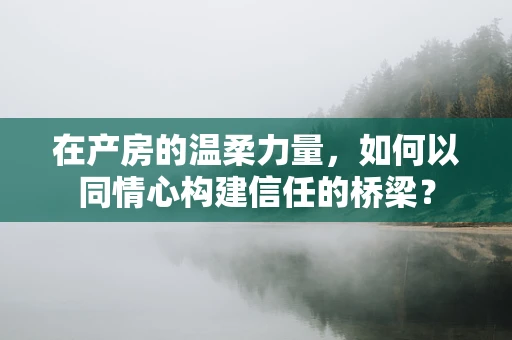 在产房的温柔力量，如何以同情心构建信任的桥梁？