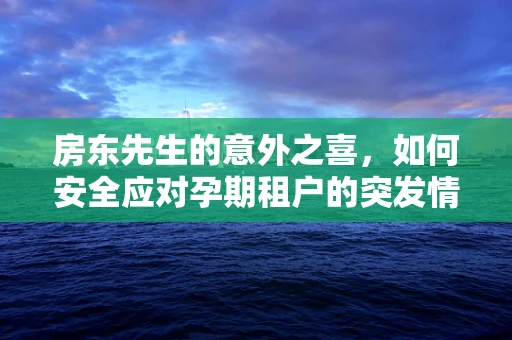 房东先生的意外之喜，如何安全应对孕期租户的突发情况？