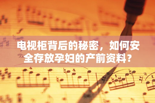 电视柜背后的秘密，如何安全存放孕妇的产前资料？