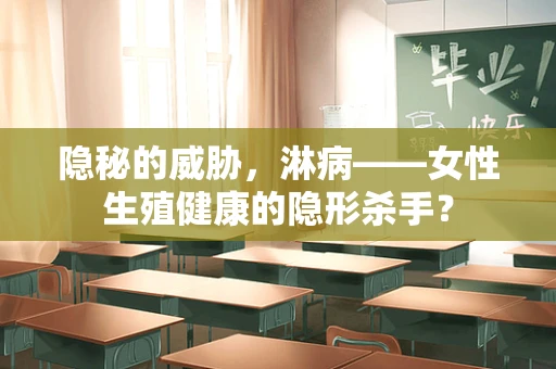 隐秘的威胁，淋病——女性生殖健康的隐形杀手？