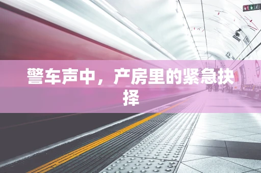 警车声中，产房里的紧急抉择