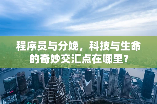 程序员与分娩，科技与生命的奇妙交汇点在哪里？
