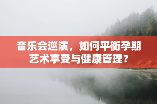 音乐会巡演，如何平衡孕期艺术享受与健康管理？