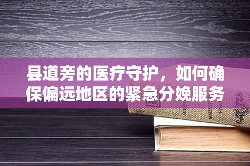 县道旁的医疗守护，如何确保偏远地区的紧急分娩服务？