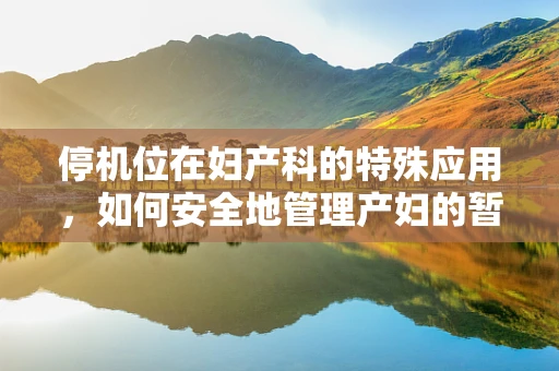 停机位在妇产科的特殊应用，如何安全地管理产妇的暂停时刻？