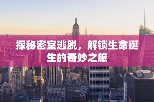 探秘密室逃脱，解锁生命诞生的奇妙之旅