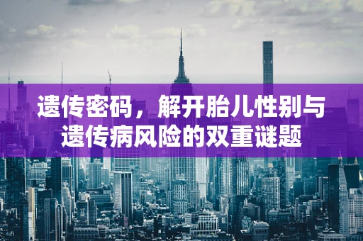 遗传密码，解开胎儿性别与遗传病风险的双重谜题