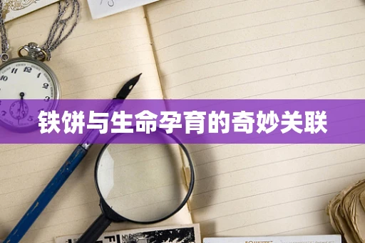 铁饼与生命孕育的奇妙关联