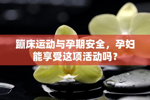 蹦床运动与孕期安全，孕妇能享受这项活动吗？