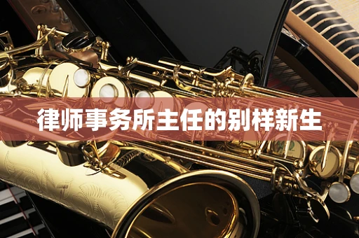 律师事务所主任的别样新生