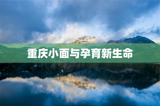 重庆小面与孕育新生命