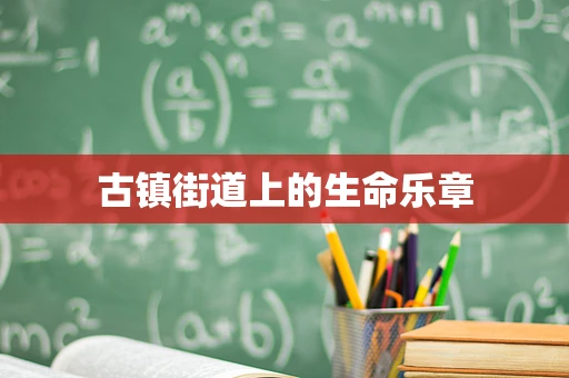 古镇街道上的生命乐章