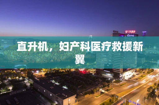 直升机，妇产科医疗救援新翼