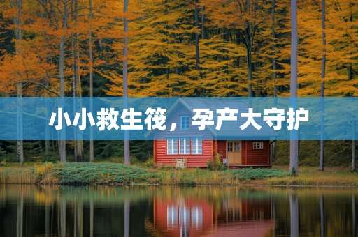 小小救生筏，孕产大守护