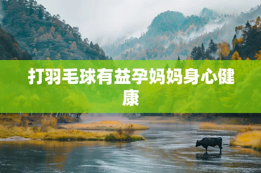 打羽毛球有益孕妈妈身心健康