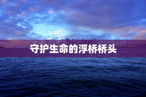 守护生命的浮桥桥头