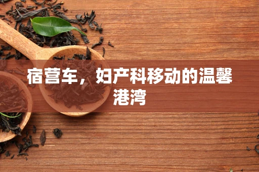 宿营车，妇产科移动的温馨港湾