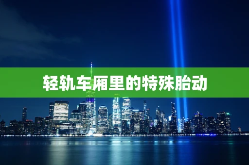 轻轨车厢里的特殊胎动
