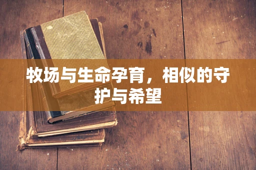 牧场与生命孕育，相似的守护与希望