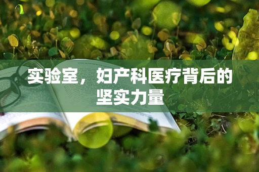 实验室，妇产科医疗背后的坚实力量
